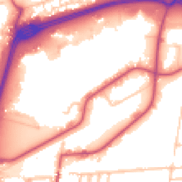 Daytime road noise heatmap for SE28 0AQ