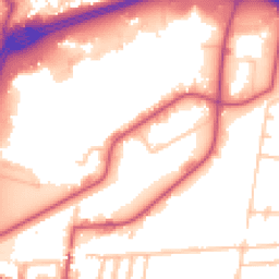Daytime road noise heatmap for SE28 0AU