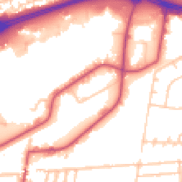 Daytime road noise heatmap for SE28 0AX
