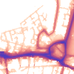 Daytime road noise heatmap for SE28 0AZ