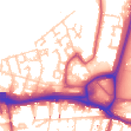 Daytime road noise heatmap for SE28 0BB