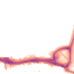 Night-time road noise heatmap for SE28 0BF