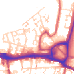 Daytime road noise heatmap for SE28 0BG