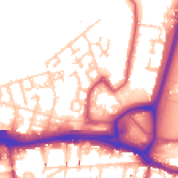 Daytime road noise heatmap for SE28 0BL