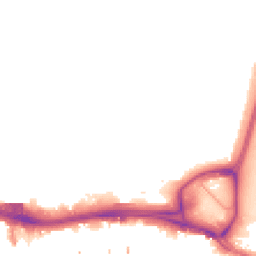 Night-time road noise heatmap for SE28 0BN