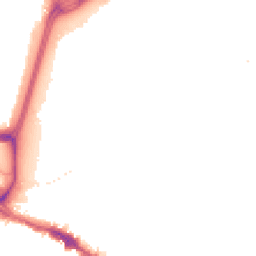 Night-time road noise heatmap for SE28 0BQ