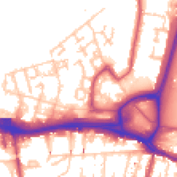 Daytime road noise heatmap for SE28 0BU