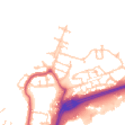 Daytime road noise heatmap for SE28 0BZ