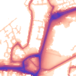 Daytime road noise heatmap for SE28 0DA