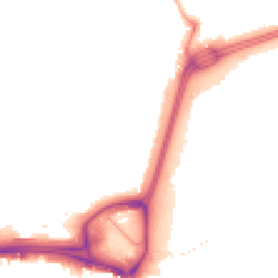 Night-time road noise heatmap for SE28 0DA