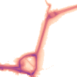 Night-time road noise heatmap for SE28 0DF