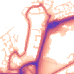 Daytime road noise heatmap for SE28 0DQ