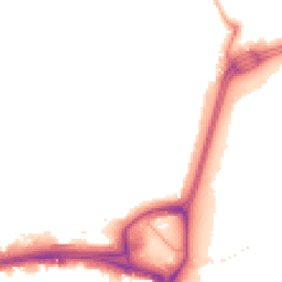 Night-time road noise heatmap for SE28 0DW