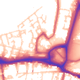 Daytime road noise heatmap for SE28 0EG
