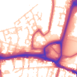 Daytime road noise heatmap for SE28 0EH
