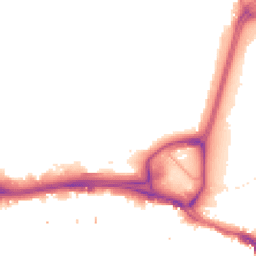 Night-time road noise heatmap for SE28 0EH