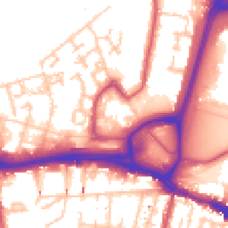 Daytime road noise heatmap for SE28 0EL