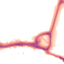 Night-time road noise heatmap for SE28 0EL
