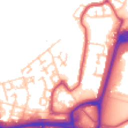 Daytime road noise heatmap for SE28 0ES