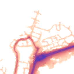 Daytime road noise heatmap for SE28 0JD