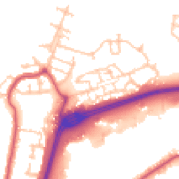Daytime road noise heatmap for SE28 0JL
