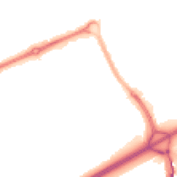 Night-time road noise heatmap for SE28 8BW