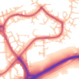 Daytime road noise heatmap for SE28 8HF