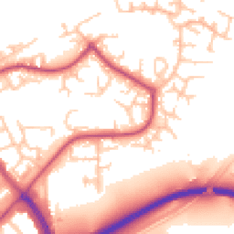 Daytime road noise heatmap for SE28 8HT