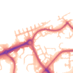 Daytime road noise heatmap for SE28 8LL