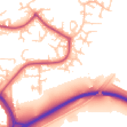 Daytime road noise heatmap for SE28 8NN