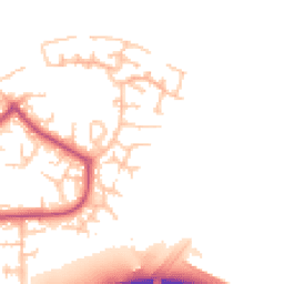 Daytime road noise heatmap for SE28 8PE