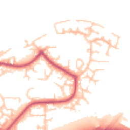 Daytime road noise heatmap for SE28 8PJ