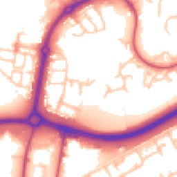 Daytime road noise heatmap for SE28 8RJ