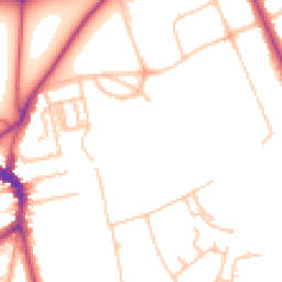 Daytime road noise heatmap for SE3 0AF