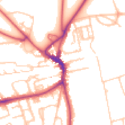 Daytime road noise heatmap for SE3 0AX