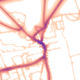 Daytime road noise heatmap for SE3 0BD