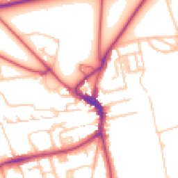 Daytime road noise heatmap for SE3 0BJ