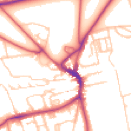 Daytime road noise heatmap for SE3 0BN