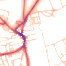 Daytime road noise heatmap for SE3 0DQ
