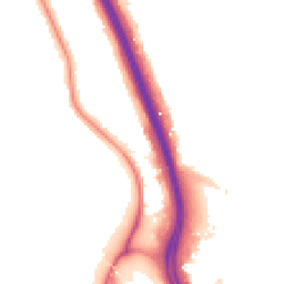 Night-time road noise heatmap for SE3 0DW