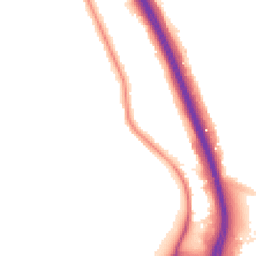 Night-time road noise heatmap for SE3 0DX