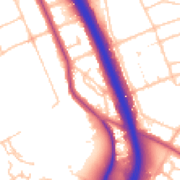 Daytime road noise heatmap for SE3 0ED