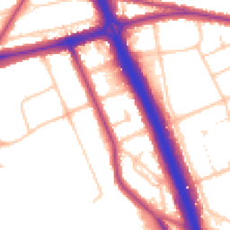 Daytime road noise heatmap for SE3 0EF