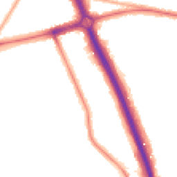 Night-time road noise heatmap for SE3 0EF