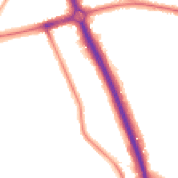 Night-time road noise heatmap for SE3 0EG