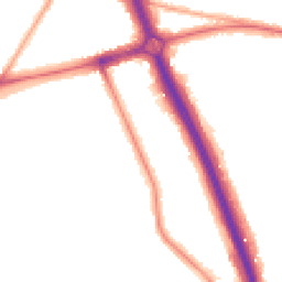 Night-time road noise heatmap for SE3 0EQ