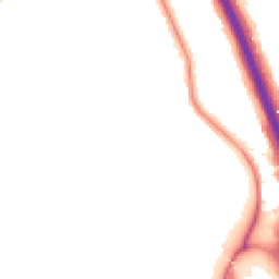 Night-time road noise heatmap for SE3 0EY