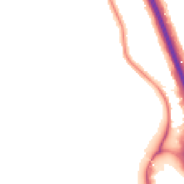 Night-time road noise heatmap for SE3 0HB