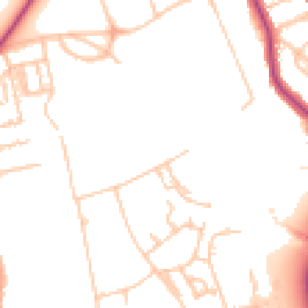 Daytime road noise heatmap for SE3 0HD