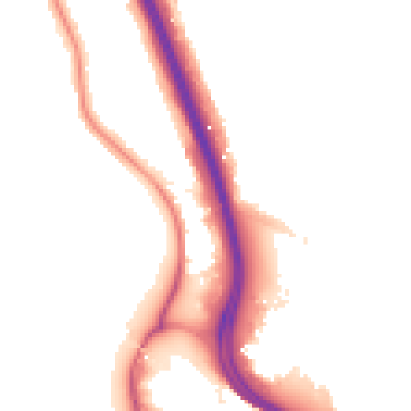 Night-time road noise heatmap for SE3 0JB